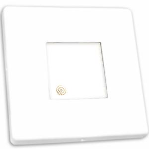 Nividic Inox blanc - 10W - étanche IP67 - avec interrupteur poussoir
