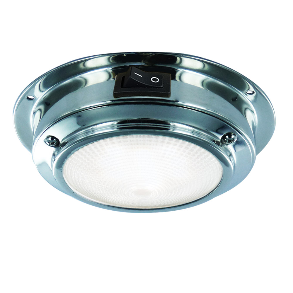 Plafonnier LED VALAN en métal blanc