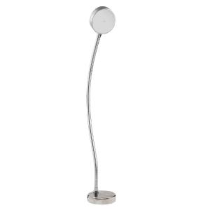 Glenan led chart table lamp horizontal fitting silver finish