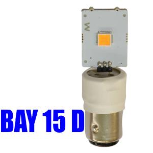 INTERIOR LED BULB - Adapter for G4 base - BAY 15 D