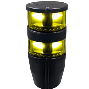 Navigation light for boats <50 meters (39 Ft) anchor white 360° over Green 360°: NAVIPRO