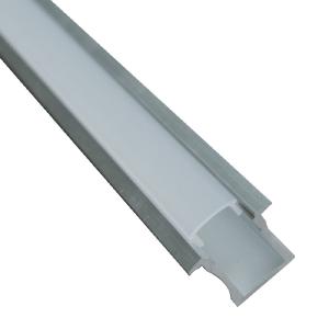 LED recessed profile with translucent glass for all led strip models