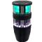 Navigation light for boats <50 meters (39 Ft) Green 360° over White 360°: NAVIPRO