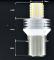 P28S - led navigation light bulb - 100cd - 360° - 230VAC (50 Hz)